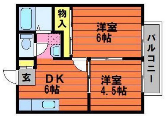 シュガーハウスの間取り