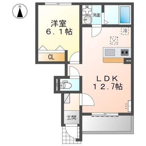 メゾンド池尻の間取り