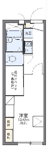 レオパレスアストレア　Iの間取り