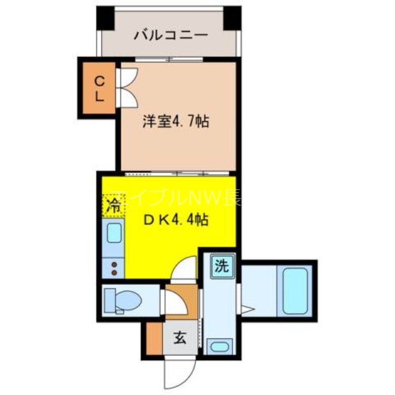 L・FLORE五島町の間取り