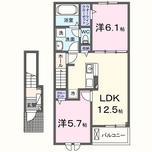 シャンドフルールの間取り