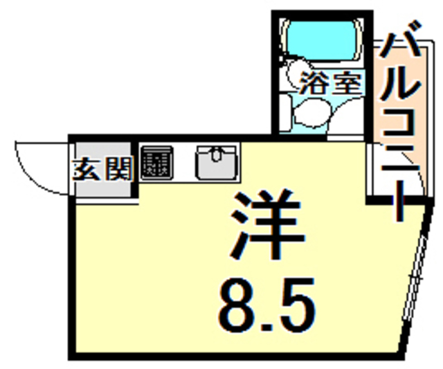 伊丹市伊丹のマンションの間取り