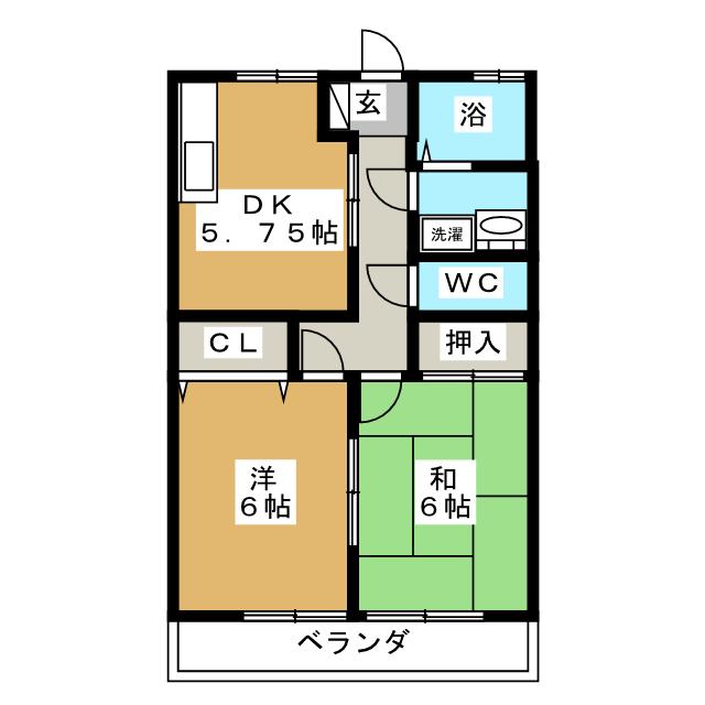 第５石渡ハイツの間取り