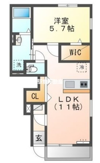 サニーサイド久留米の間取り