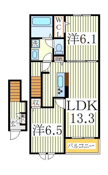 【プラーンドルＸIVの間取り】