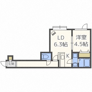 アスリートの間取り