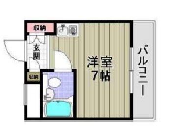 堺市堺区出島海岸通のマンションの間取り