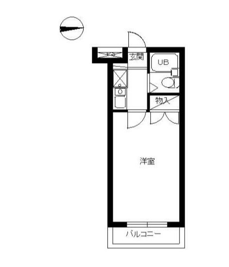 スカイコート多摩川第２の間取り