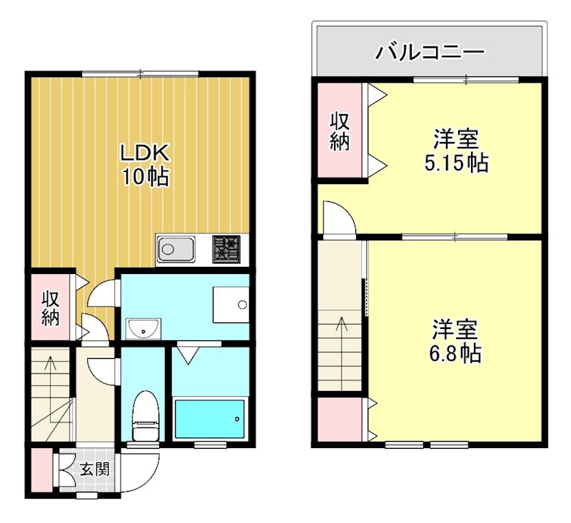 アムールAの間取り