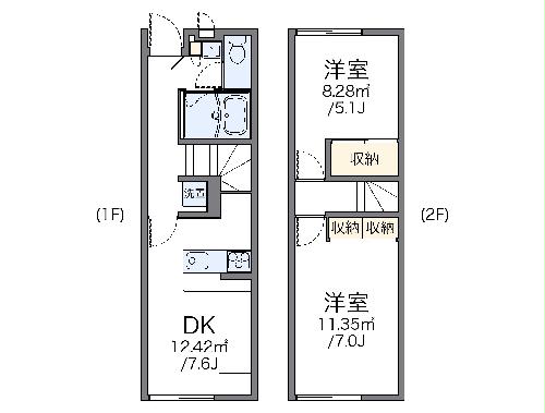 レオパレス堂ノ前　ＫＯＫＯの間取り