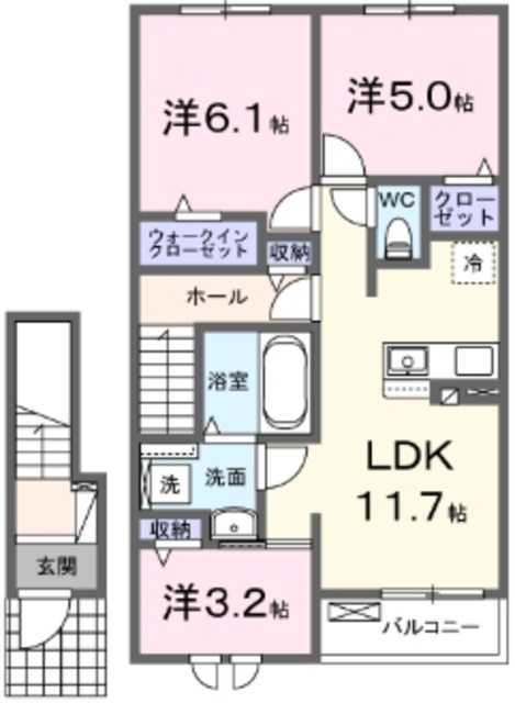 ユニゾン KIIの間取り