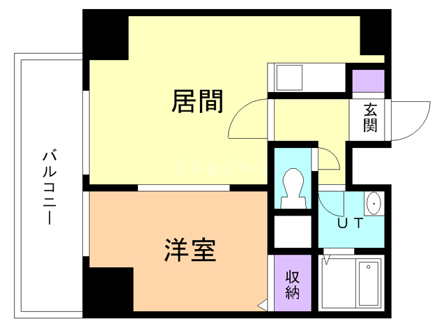 Ｌｅｎｎｏｎ　Ｔｅｒｒａｚａ６－３の間取り