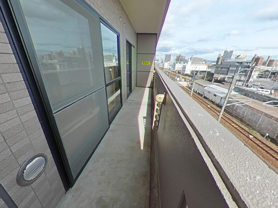 バルコニー　※別部屋の写真です