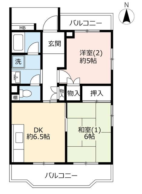 ＵＲ富士見台の間取り