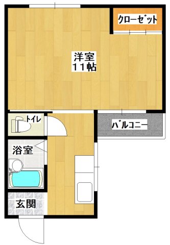 ハイツ朝日橋の間取り