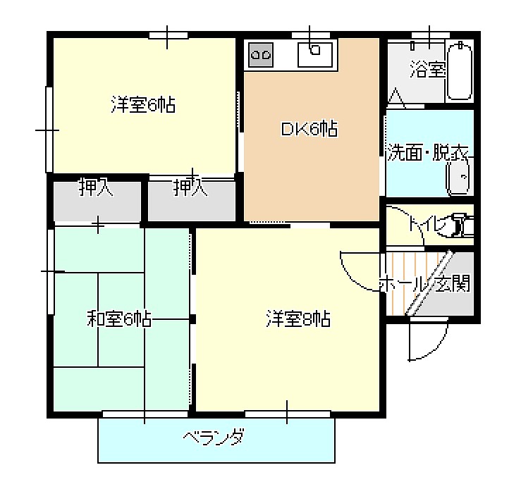 カーサ木崎野IIIの間取り