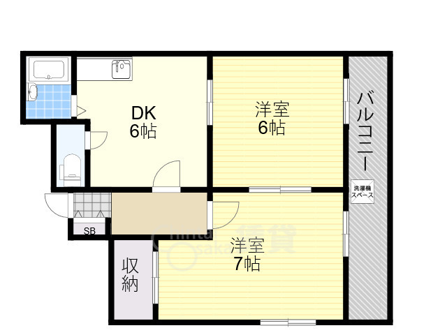 ブールバール塚本2の間取り