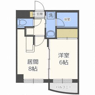 ハーモニー宮丘の間取り