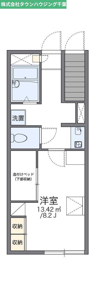 佐倉市生谷のアパートの間取り