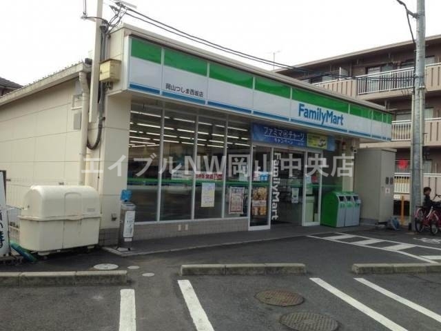 【岡山市北区津島本町のアパートのコンビニ】