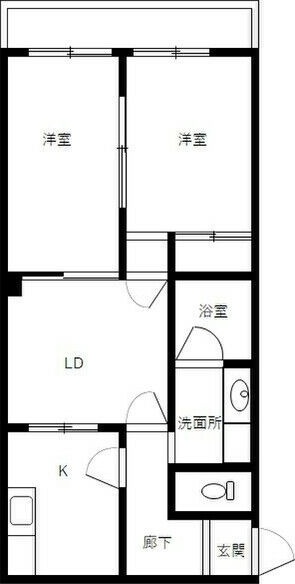 スカイハイツの間取り