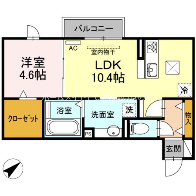 プラシードの間取り