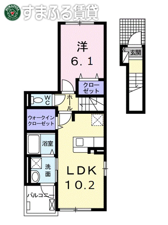 サン　レジェロの間取り