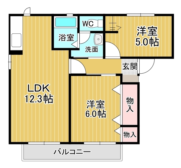 シャーメゾンマルベリーの間取り