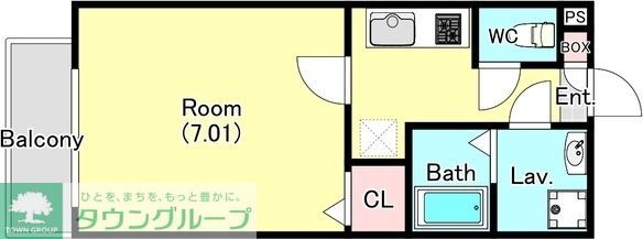 さいたま市北区吉野町のアパートの間取り