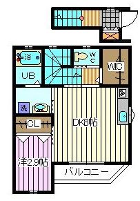 さいたま市桜区田島のアパートの間取り