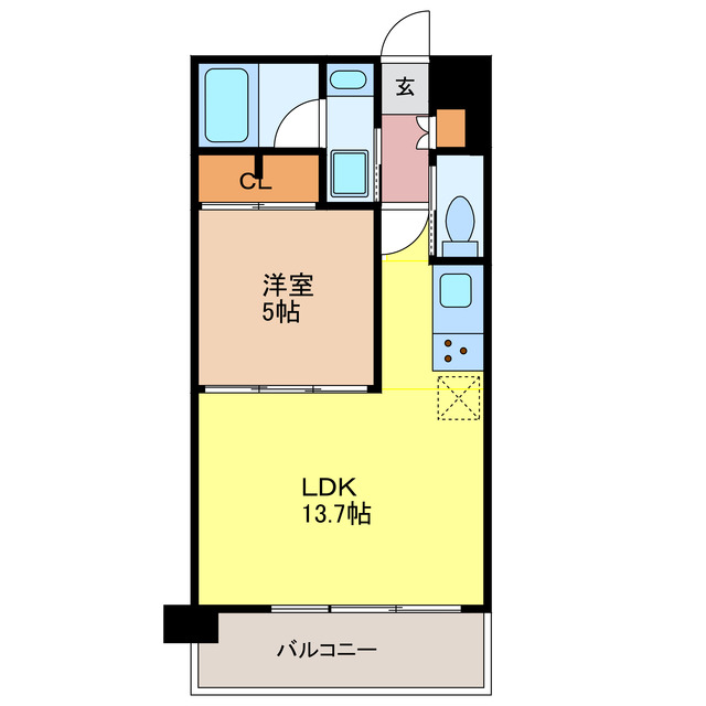 プレジオ御幣島ASIANの間取り