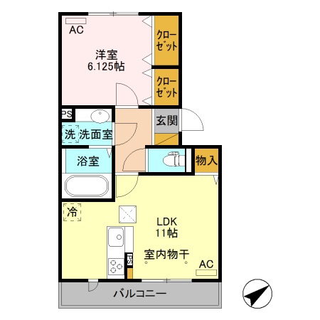 勝山　IIの間取り