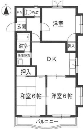 メゾンド栄IIの間取り