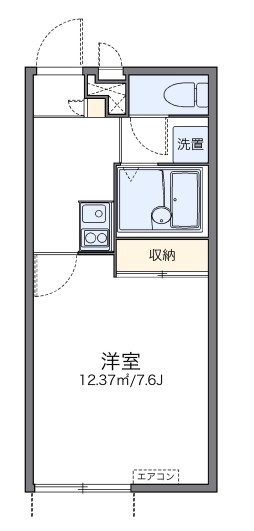 神奈川県川崎市多摩区生田１（アパート）の賃貸物件の間取り