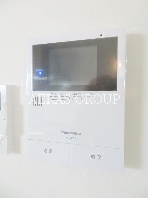 セキュリティ　モニター付きインターホン