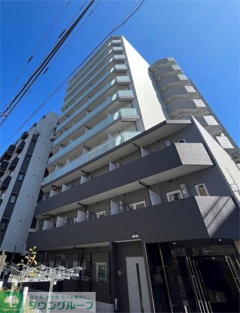 建物外観　新築工事中