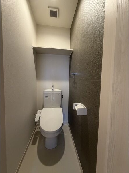 トイレ　ゆったりとした空間のトイレです
