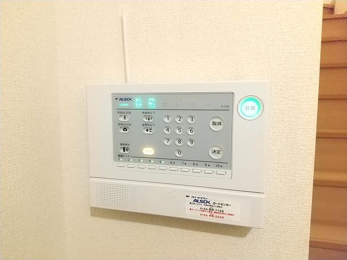 セキュリティ　ALSOKホームセキュリティ搭載
