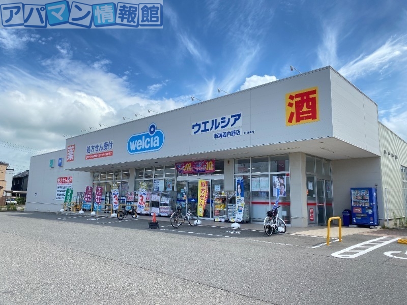 ドラックストア　ウエルシア新潟西内野店（ドラッグストア）まで1096m