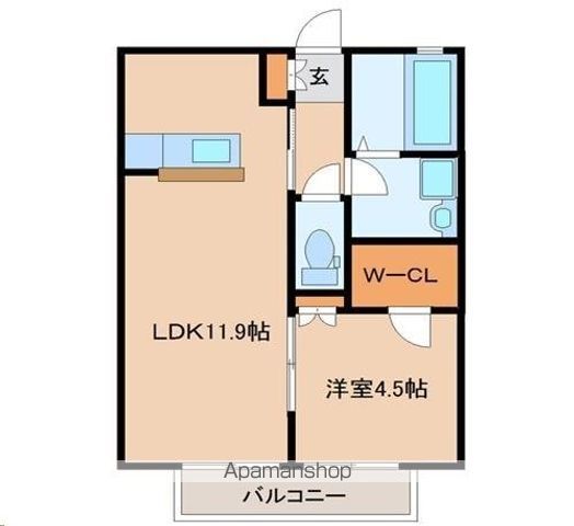 仙台市地下鉄南北線 富沢駅 徒歩7分 2階建 築13年の間取り写真