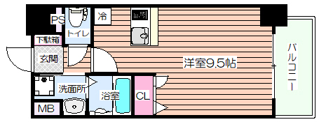 プレサンス新大阪クレスタの間取り写真