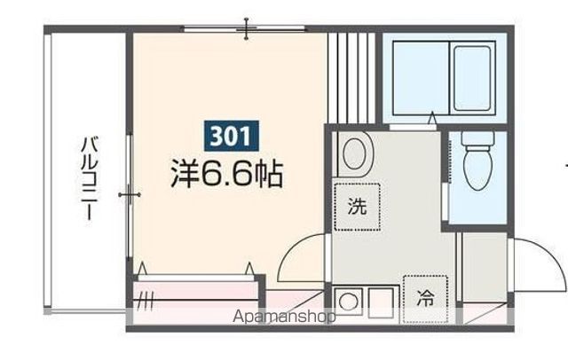 都営大江戸線 清澄白河駅 徒歩7分 3階建 築2年の間取り写真