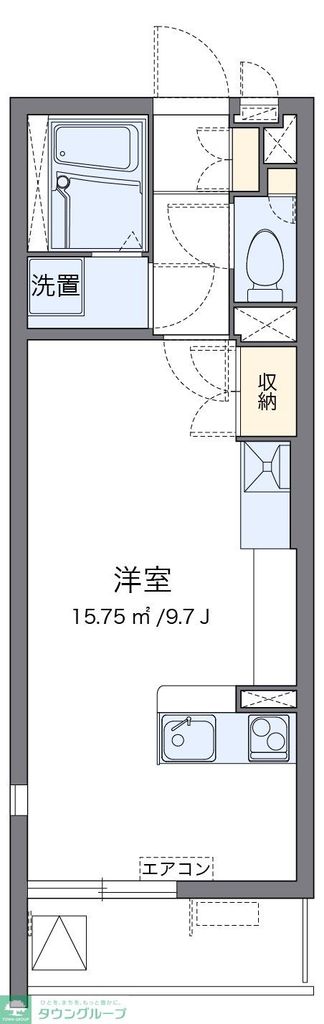 クレイノパレスアニマル21の間取り写真