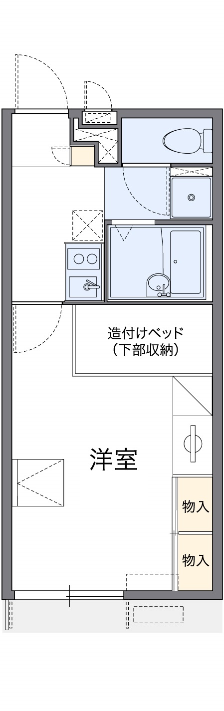 レオパレス歩の間取り写真