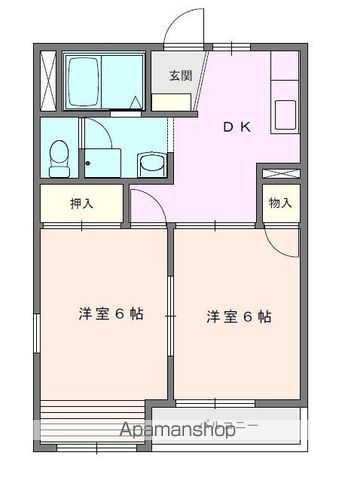 ランドマーク市原の間取り写真