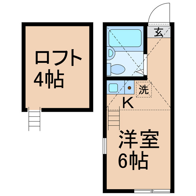相鉄本線 星川駅 徒歩14分 2階建 築1年の間取り写真
