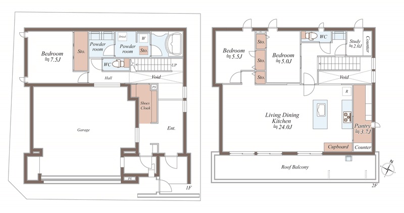 3SLDK Apartment in Minato, Tokyo
