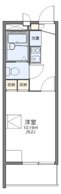 レオパレスクレベールの間取り写真