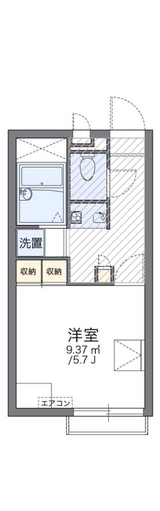 名鉄名古屋本線 豊明駅 徒歩15分 2階建 築19年の間取り写真