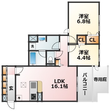 地下鉄今里筋線 瑞光四丁目駅 徒歩6分 3階建 新築の間取り写真